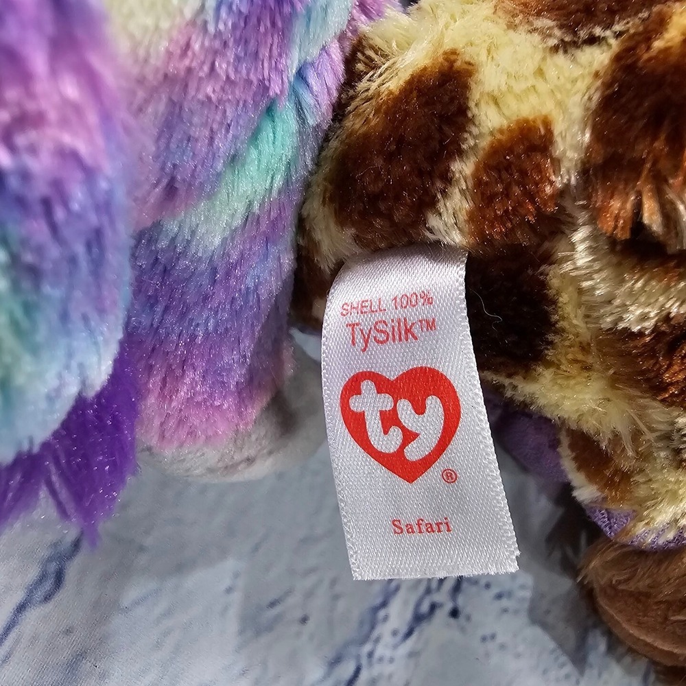LOT OF 3 Ty Beanie Boos Safari Giraffe Ramsey Lion Zuri Monkey 6" Plush - Picture 13 of 13